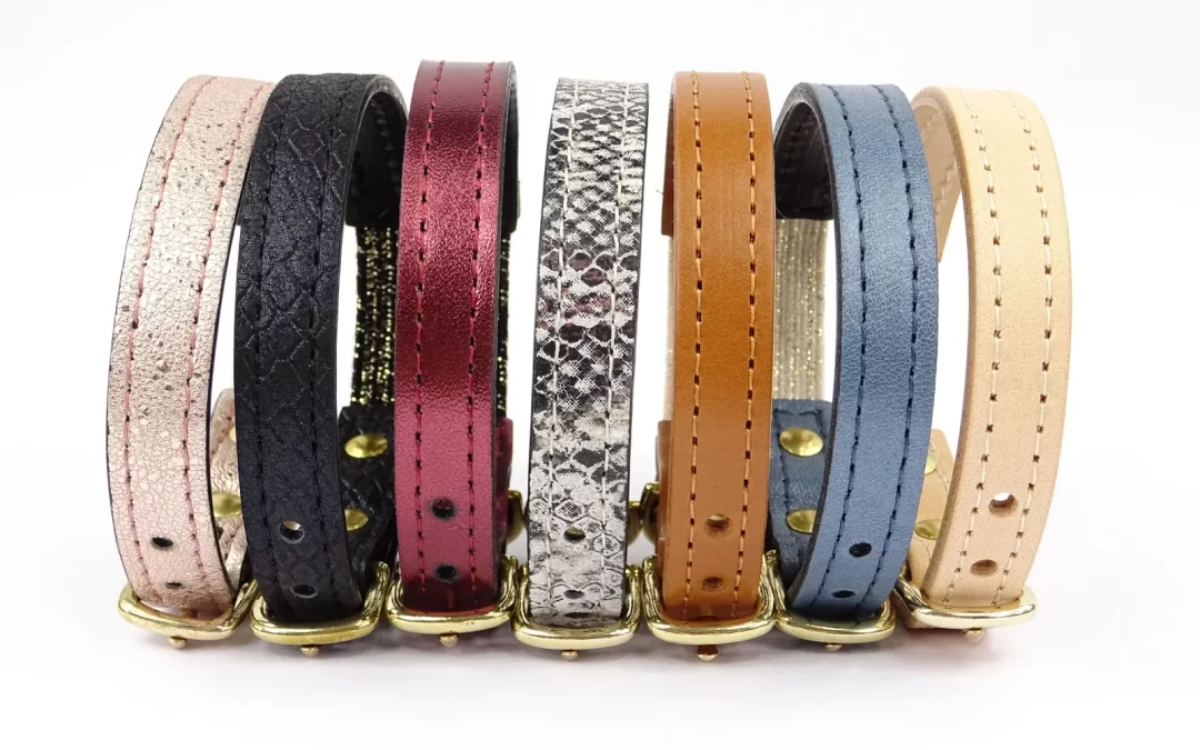 Collier pour chat en cuir PANTHERA PARDUS ORIENTALIS
