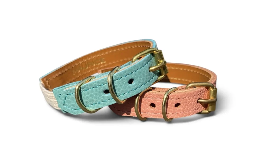 Collier pour chat en cuir grainé LEOPARDUS JACOBITA